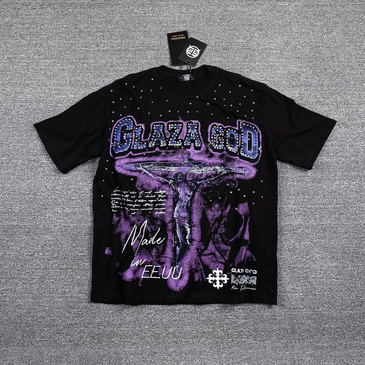 CLAZA GOD Purple Alien Graphic T-Shirt — hero